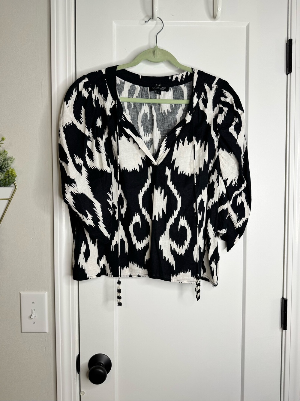 Rachel Zoe Black/White Top